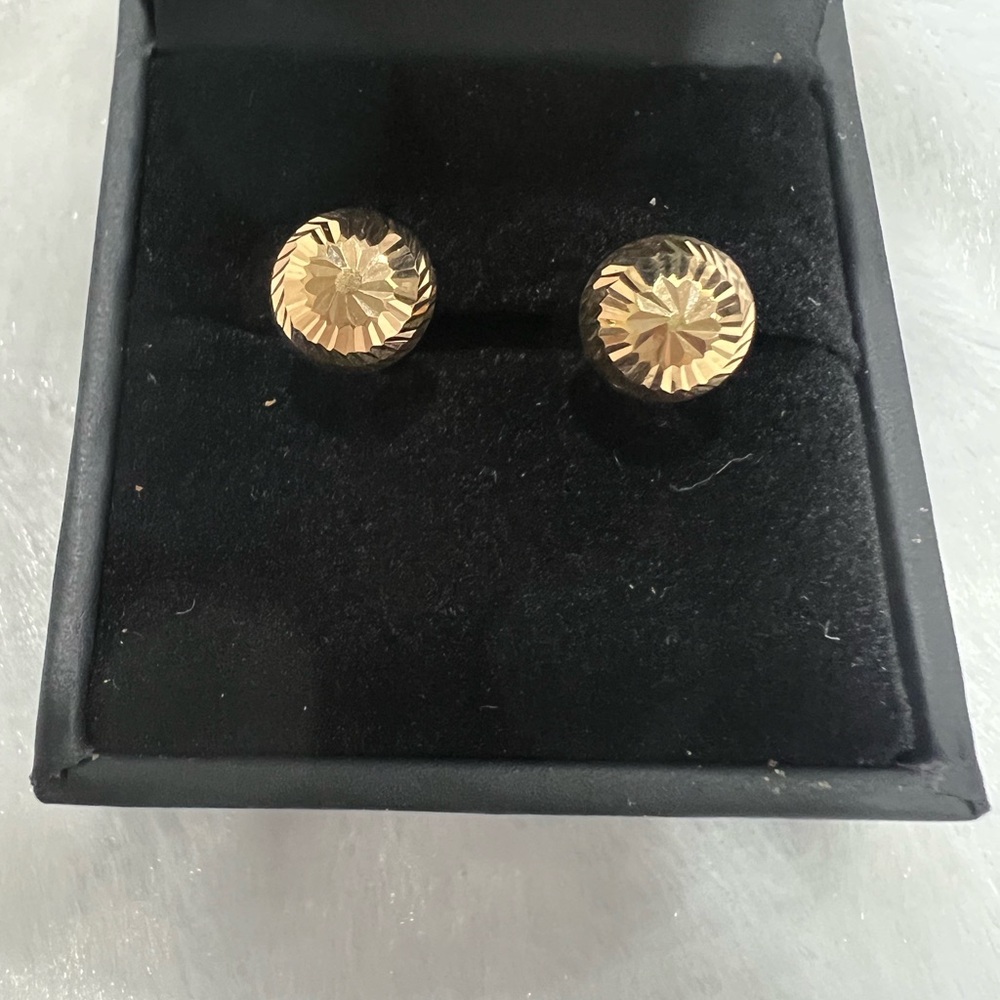 Gold-Tone Stud Earrings